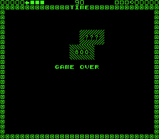 Hustle Arcade Screenshot: Game demo mode.