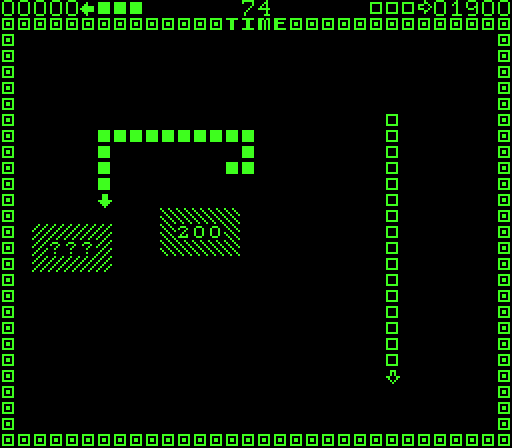 Hustle Arcade Screenshot: The "???" box awards a mystery amount of points.