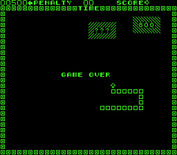 Hustle for Arcade - One player game, game over.