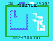 Hustle for TI-99/4A - Game over.