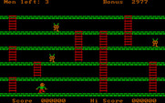 Apple Panic for IBM PC/Compatibles - Starting the game.