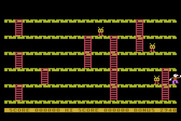 Apple Panic for Atari 8-bit - Trapped in a corner!
