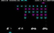 Space Strike for IBM PC/Compatibles - A flying saucer goes by...
