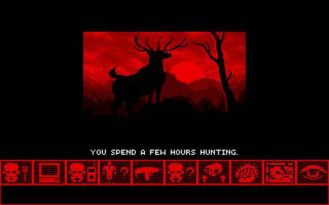 Twilight: 2000 IBM PC/Compatibles Screenshot: Spend some time hunting...