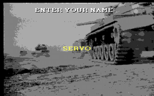 Twilight: 2000 IBM PC/Compatibles Screenshot: Enter your name...
