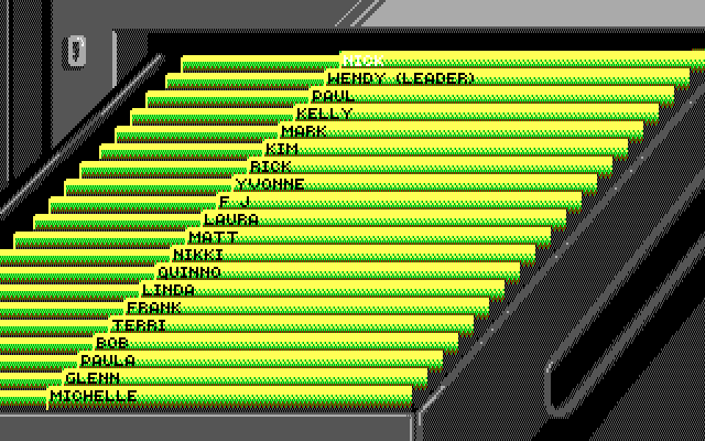 Twilight: 2000 IBM PC/Compatibles Screenshot: Character files...