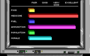 Twilight: 2000 for IBM PC/Compatibles - The computer shows your supplies...