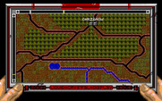 Twilight: 2000 for IBM PC/Compatibles - The map screen.