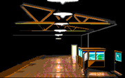 Twilight: 2000 for IBM PC/Compatibles - The motor pool room.