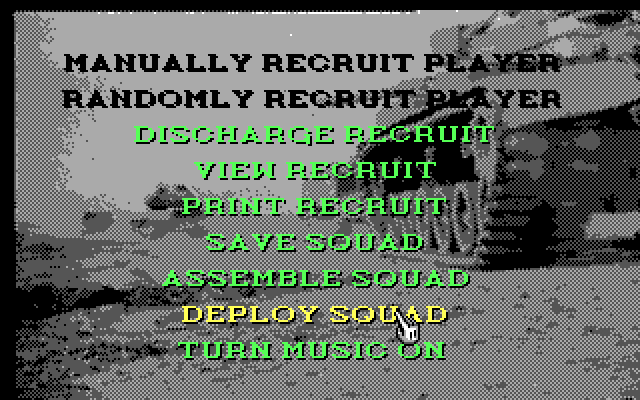 Twilight: 2000 IBM PC/Compatibles Screenshot: Ready to deploy your squad?