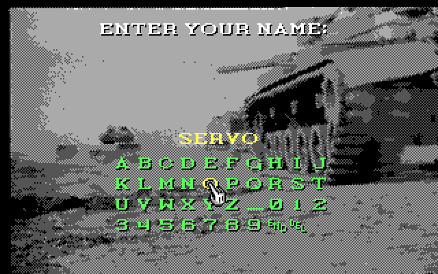 Twilight: 2000 IBM PC/Compatibles Screenshot: Enter your name...