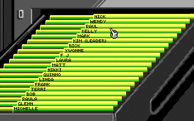 Twilight: 2000 IBM PC/Compatibles Screenshot: View of available files.