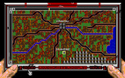 Twilight: 2000 for IBM PC/Compatibles - Use the map to help navigate...