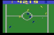 NASL Soccer for Atari 2600 - Kickoff after yellow player scored...