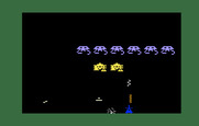 Space Armada for Intellivision - Only a handful of invaders left...