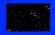 Space Battle for Intellivision - Don't let the incoming fire hit your cursor...