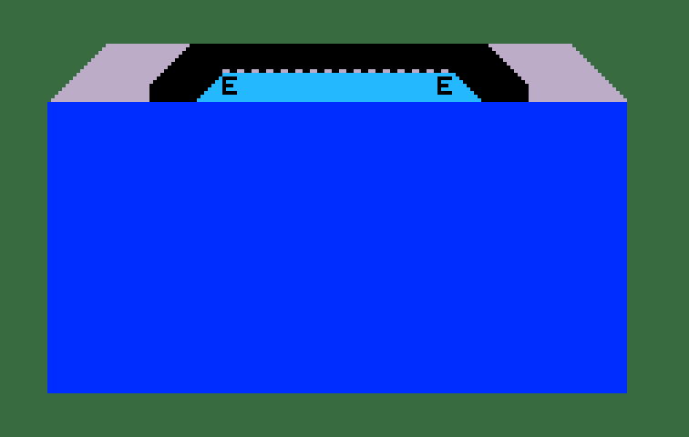 Sub Hunt Intellivision Screenshot: I'm sinking...