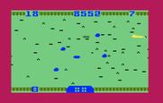 Worm Whomper for Intellivision - Game over.