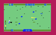 Worm Whomper for Intellivision - Those large, yellow bugs take multiple shots to destroy...