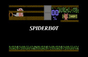 Spiderbot for Commodore 64 - Title screen.