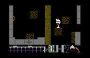Spiderbot for Commodore 64 - Jumping my way down a tall screen.