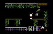 Spiderbot for Commodore 64 - Missed that white thing with the net...
