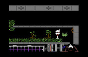 Spiderbot for Commodore 64 - Game start.