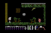 Spiderbot for Commodore 64 - A dead end, but I found some creatures here!