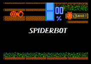 Spiderbot for Apple II - Title screen.