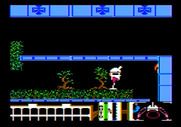 Spiderbot for Apple II - Game start.