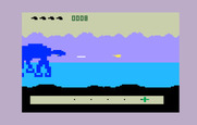Star Wars: The Empire Strikes Back for Intellivision - The walkers change color as they take damage...