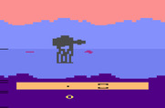 Star Wars: The Empire Strikes Back for Atari 2600 - Attacking the first walker...