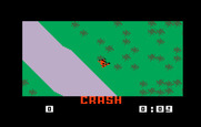 Auto Racing for Intellivision - Crashed into a tree...