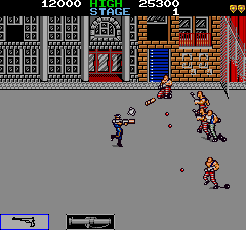 Jail Break Arcade Screenshot: End of the first level...