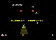 Galaga for Atari 7800 - My fighter was captured!