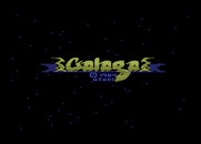 Galaga for Atari 7800 - Title screen.