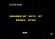 Galaga for Atari 7800 - Challenge round bonus.