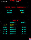 Galaga for Arcade - A new high score!