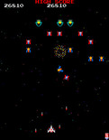 Galaga for Arcade - Dodging a barage of bullets...