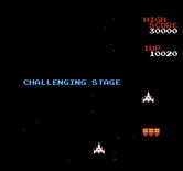 Galaga for NES / Famicom - Time for the challenging stage...