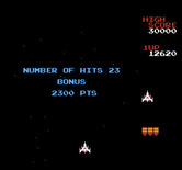 Galaga for NES / Famicom - Bonus points awarded!