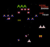 Galaga for NES / Famicom - Avoid the dive bombing invaders!