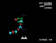 Galaga for Sega SG-1000 - Fire away!