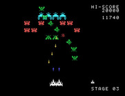 Galaga for Sord M5 - More aliens attacking...