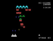 Galaga for Sord M5 - Now I have two ships...