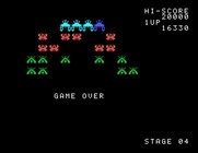 Galaga for Sord M5 - Game over.