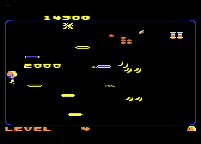 Food Fight Atari 7800 Screenshot: 2000 points for eating the ice cream cone.