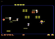 Food Fight for Atari 7800 - Grab food then throw it...