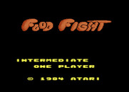Food Fight for Atari 7800 - Title screen.