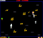 Food Fight for Arcade - This level has only bananas.